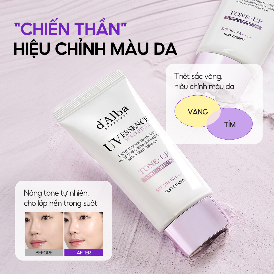 Mô tả Kem chống nắng Nâng tone Tím White Truffle Purple Tone Up Suncream 50ml - 3