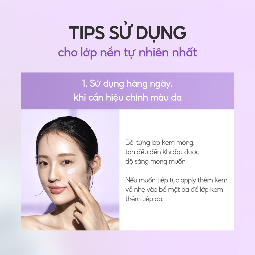Mô tả Kem chống nắng Nâng tone Tím White Truffle Purple Tone Up Suncream 50ml - 6
