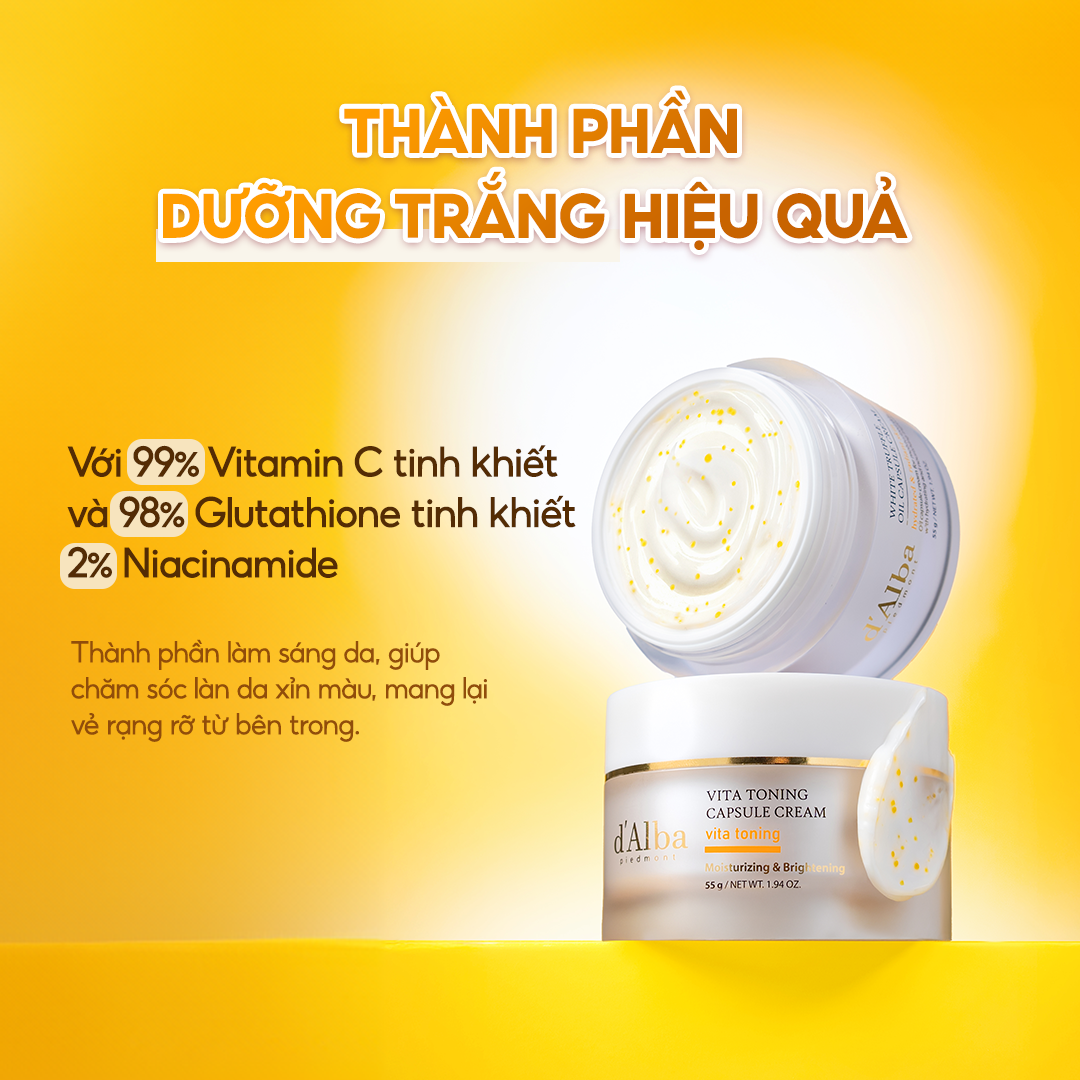 Mô tả Kem dưỡng trắng da và cấp ẩm sâu White Truffle Vita Capsule Cream 55g (Bản nâng cấp) - 6