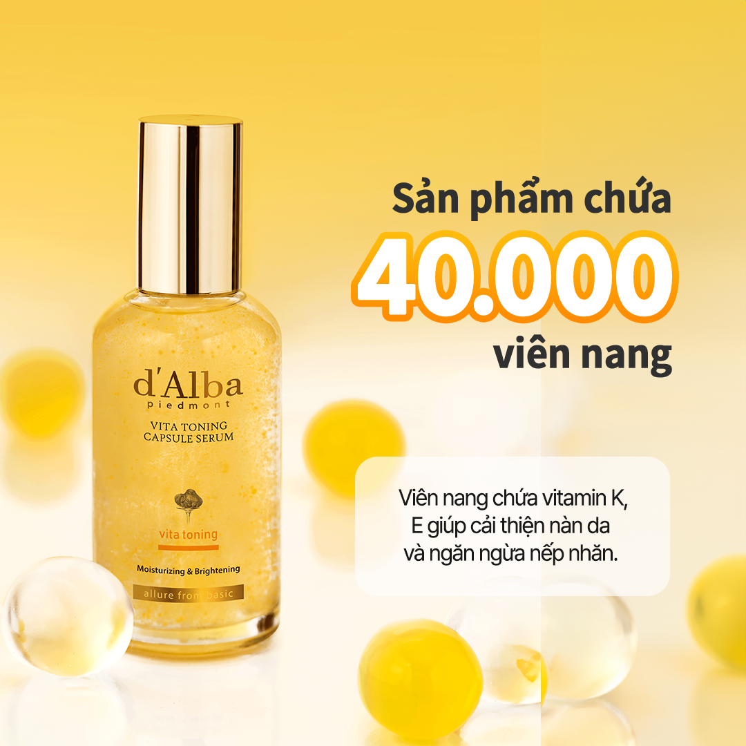 Mô tả Serum viên nang dưỡng trắng da Vita Capsule Serum 50ml/100ml (Bản nâng cấp) - 3