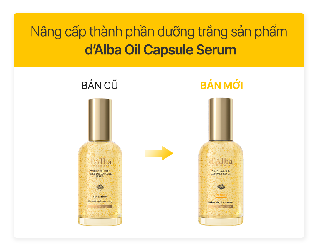 Mô tả Serum viên nang dưỡng trắng da Vita Capsule Serum 50ml/100ml (Bản nâng cấp) - 1