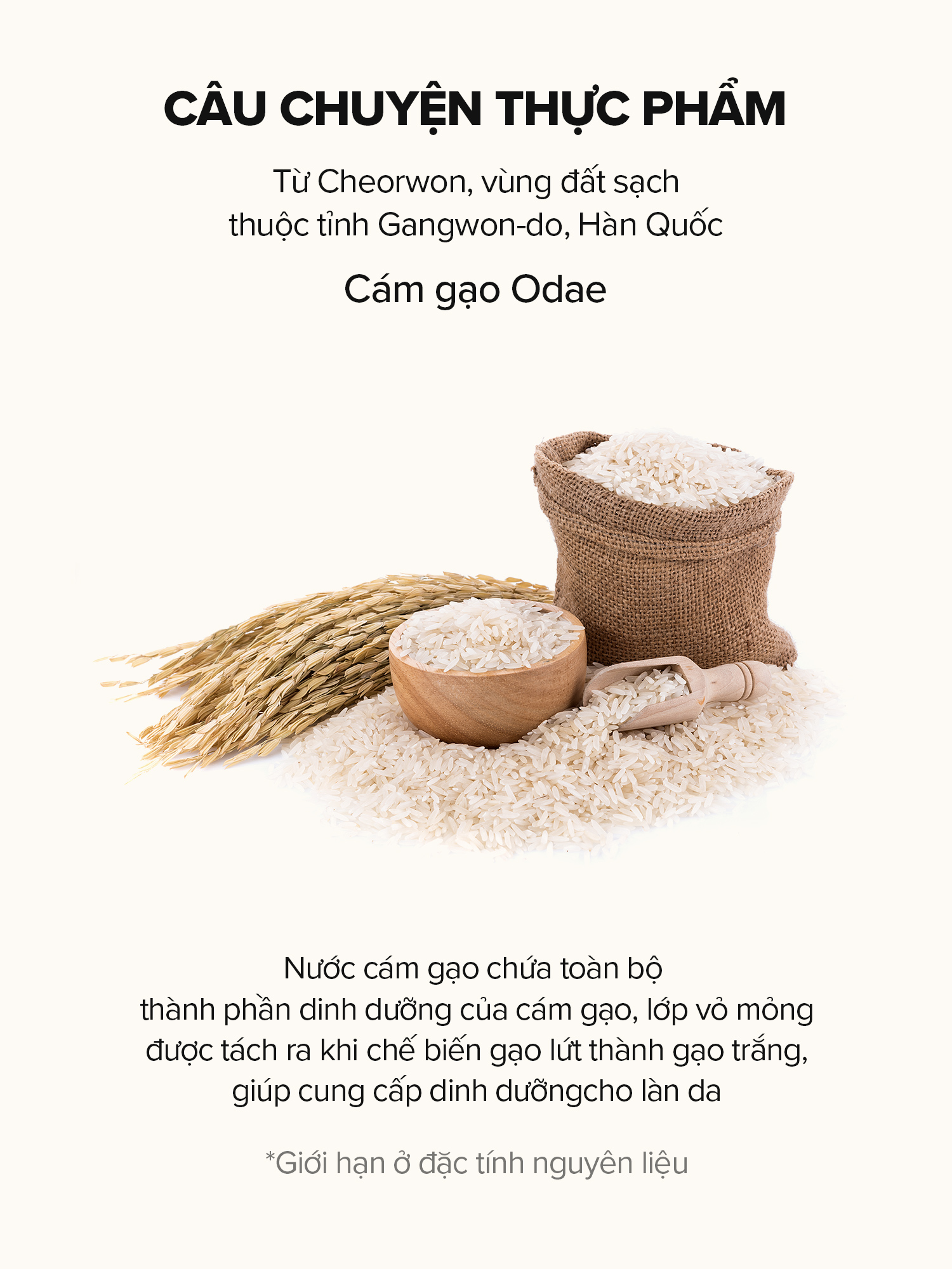 Mô tả Mặt nạ Gạo Wash off 120g / tẩy tế bào chết và chống nếp nhăn / Rice Mask Wash Off - 3