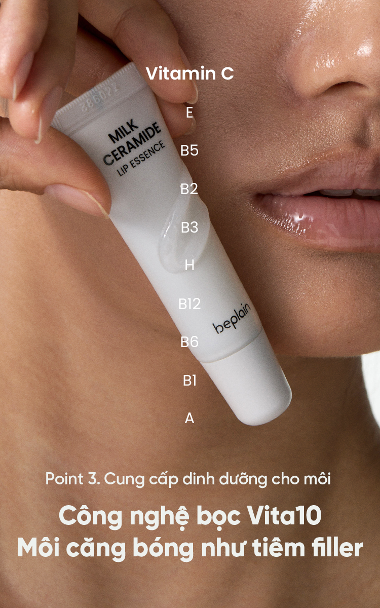 Mô tả Essence Sữa Dưỡng Môi BEPLAIN Ceramide & Tổ hợp Vita10 công nghệ bọc mới giúp môi mềm mịn 100H - 5