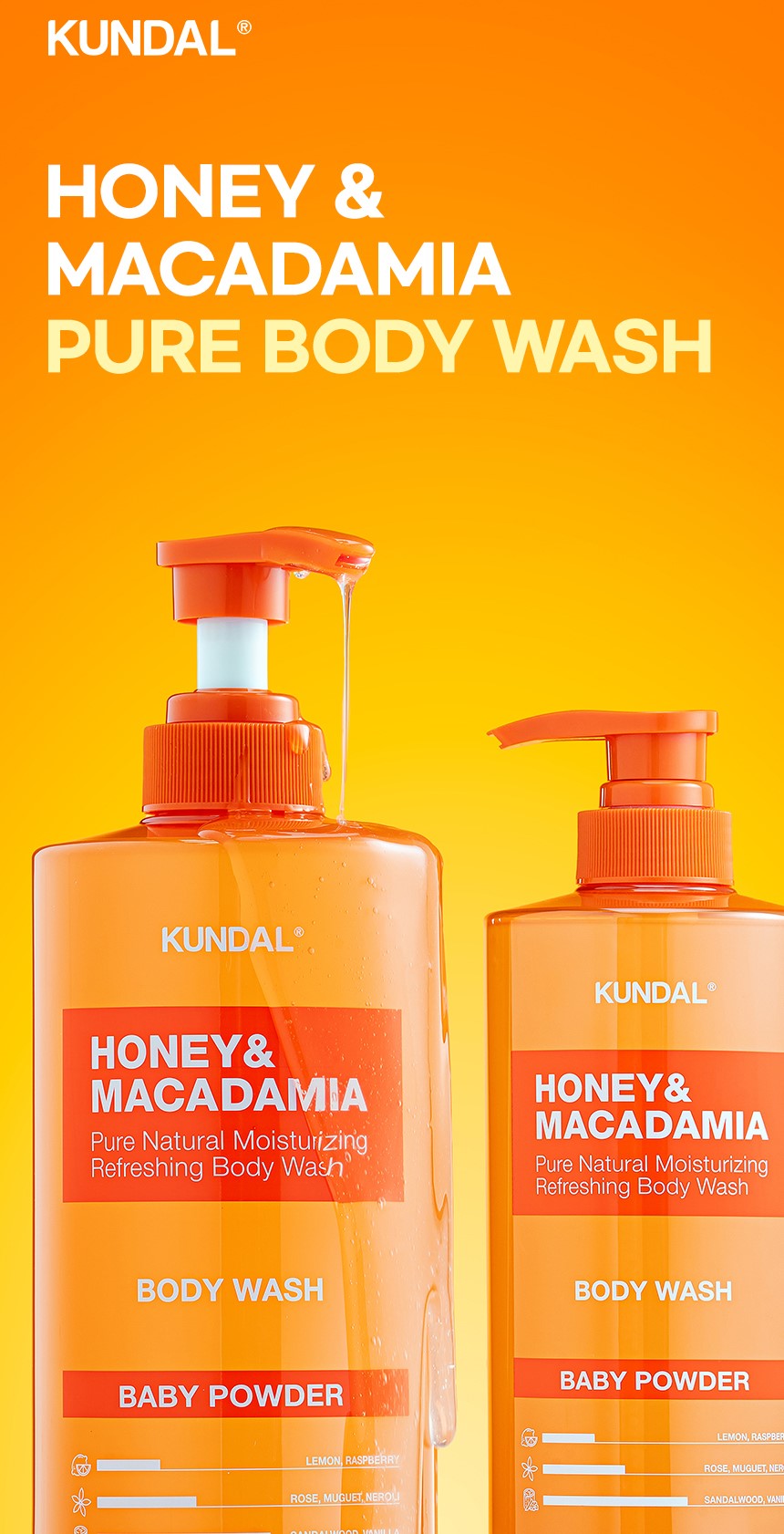 Mô tả [Kundal] Sữa tắm nguyên chất 500ml - 2