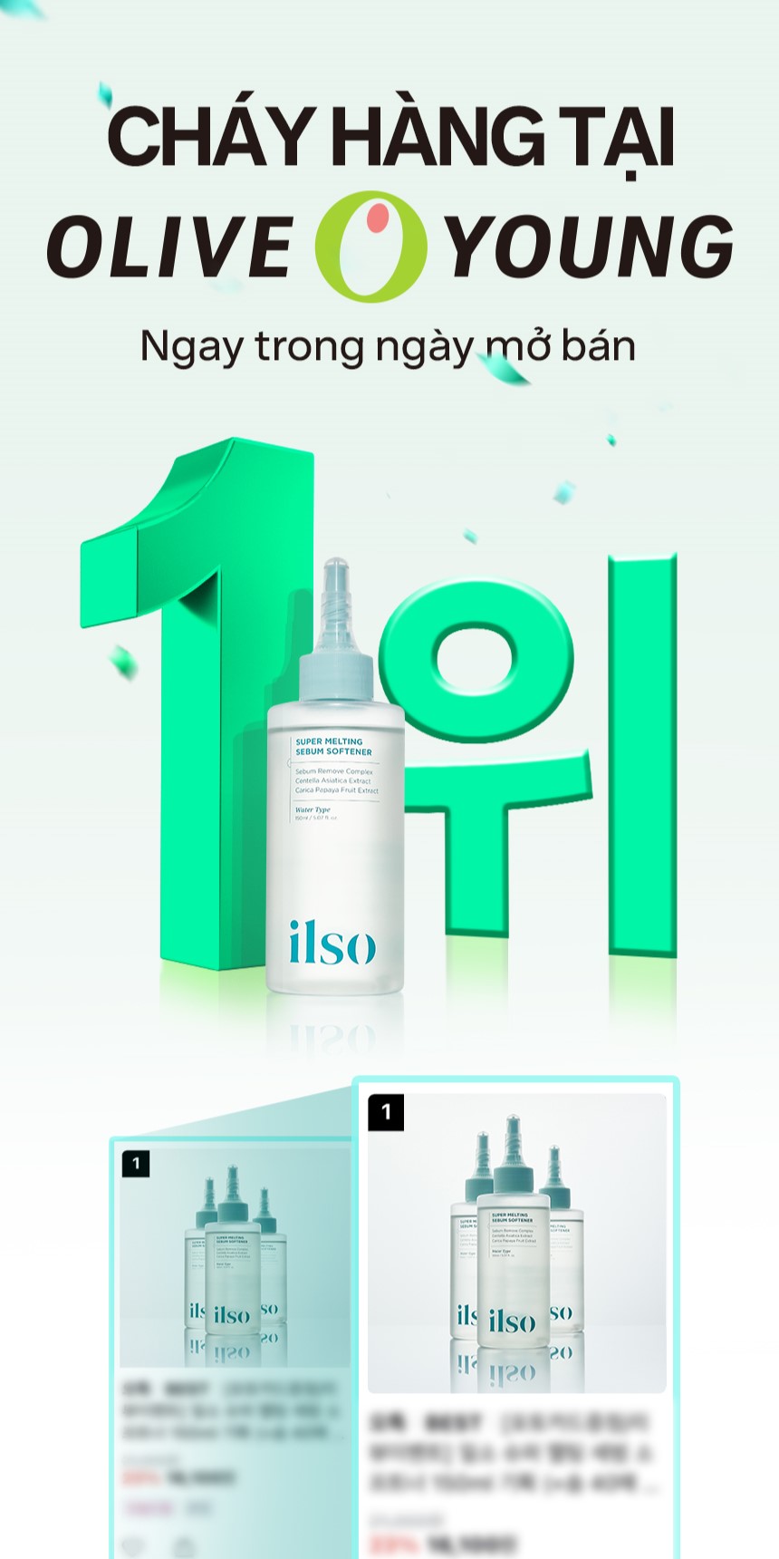 [ ilso Official] SET 3 MÓN_ Ủ mụn đầu đen, sợi bã nhờn Super Melting ...