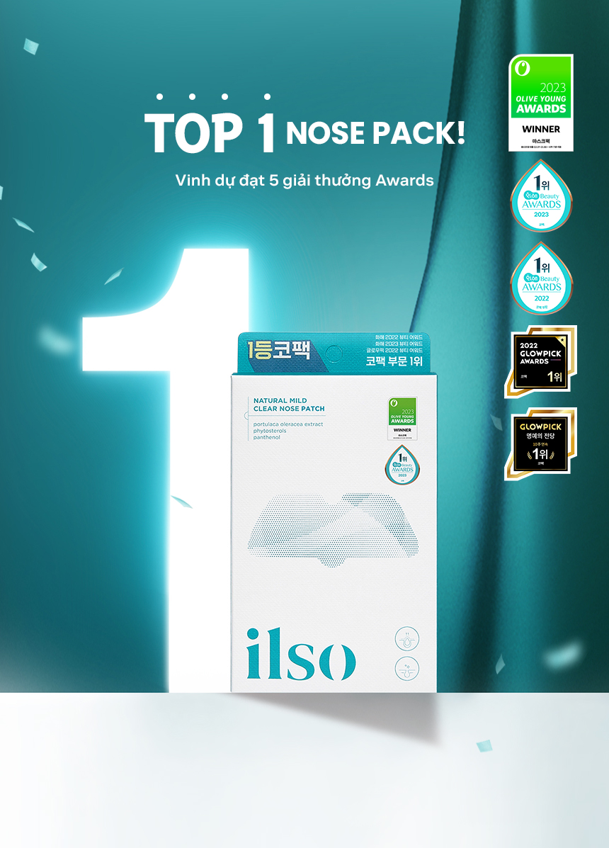 [ ilso Official] SET 2 MÓN_ Mặt nạ ủ mũi ilso 10 pcs + Thanh đẩy mụn ...