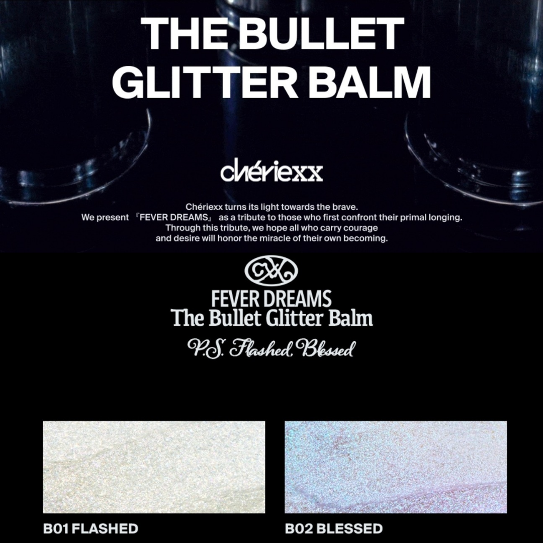 cheriexx The Bullet Glitter Balm 2colors | Shopee Việt Nam