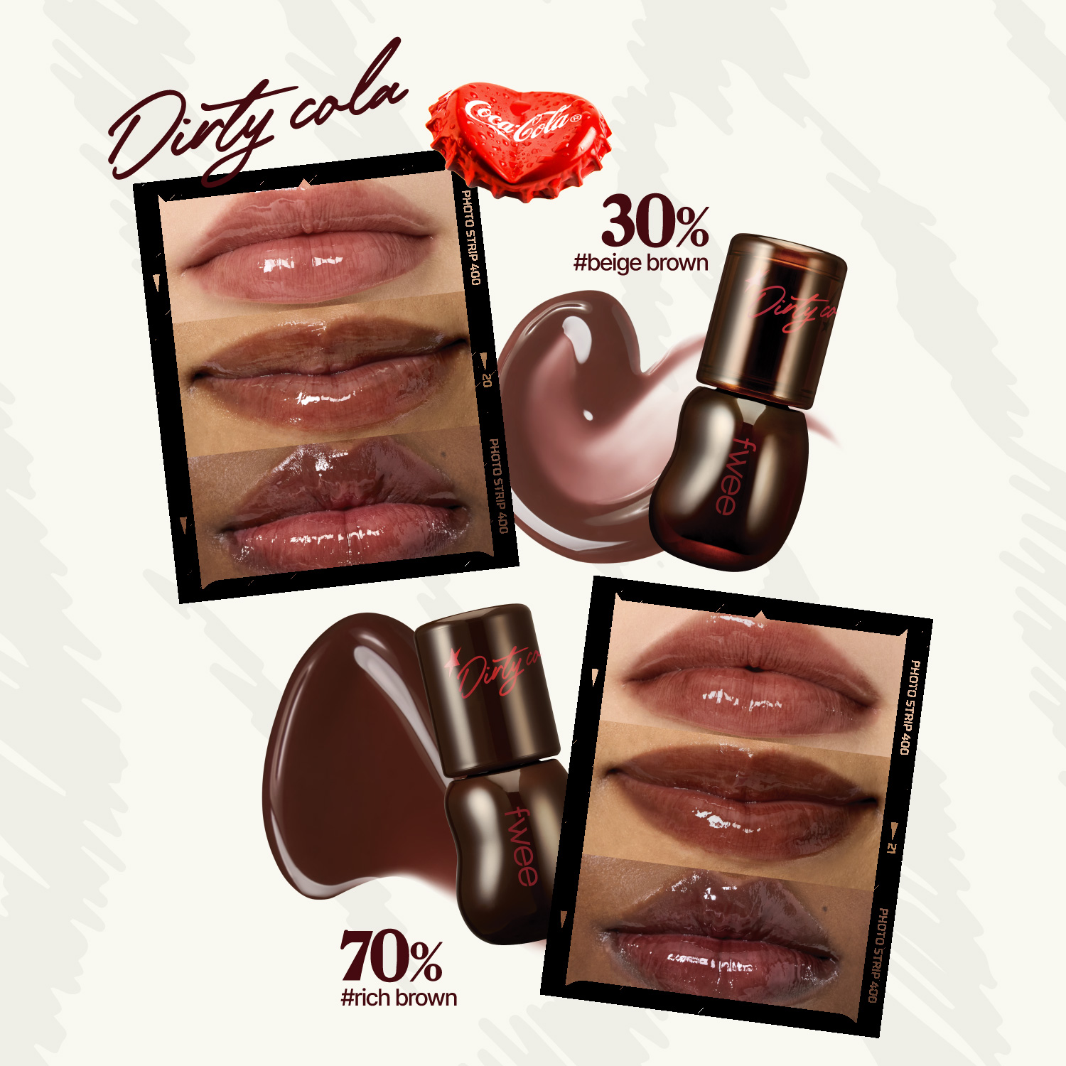[fwee] Cola-Gloss _ Son Bóng 3D Voluming Gloss — 4 Màu (5.3g) | Shopee ...