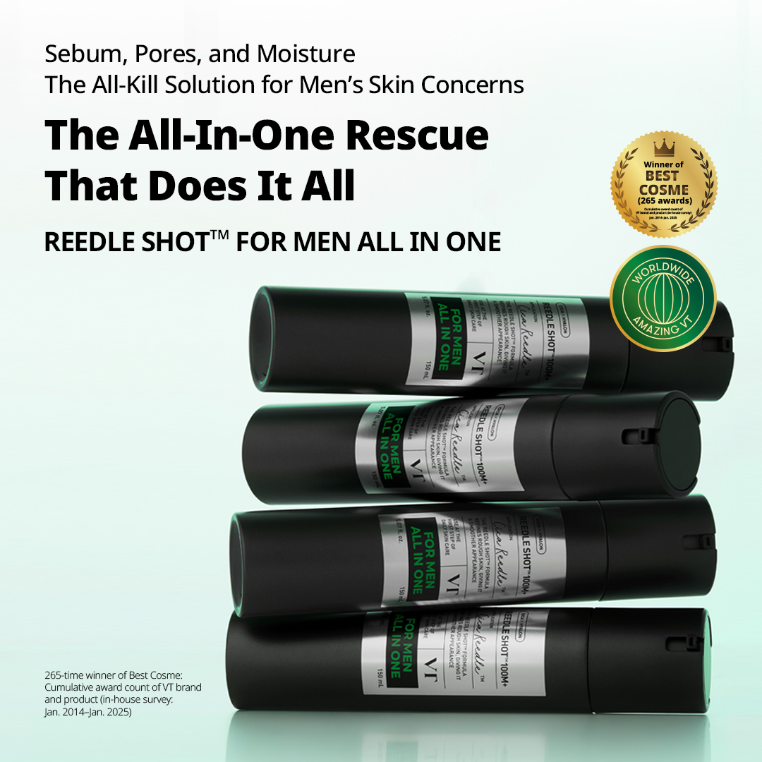 [VT] Reedle Shot for Man All-in-one Kiểm soát lỗ chân lông, bã nhờn ...