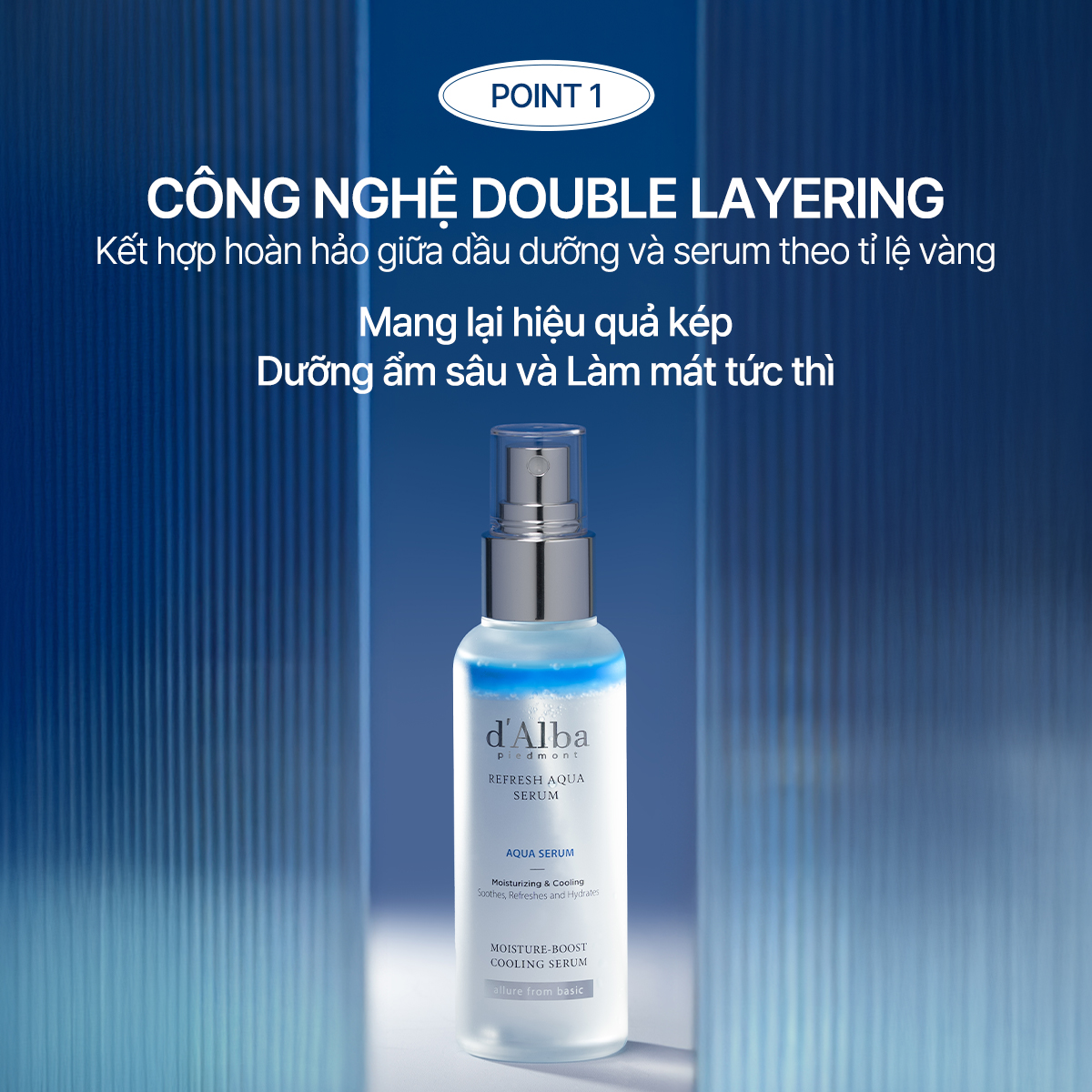 [d'Alba Official] Serum dạng xịt cấp ẩm làm mát da d'Alba Refresh Aqua ...