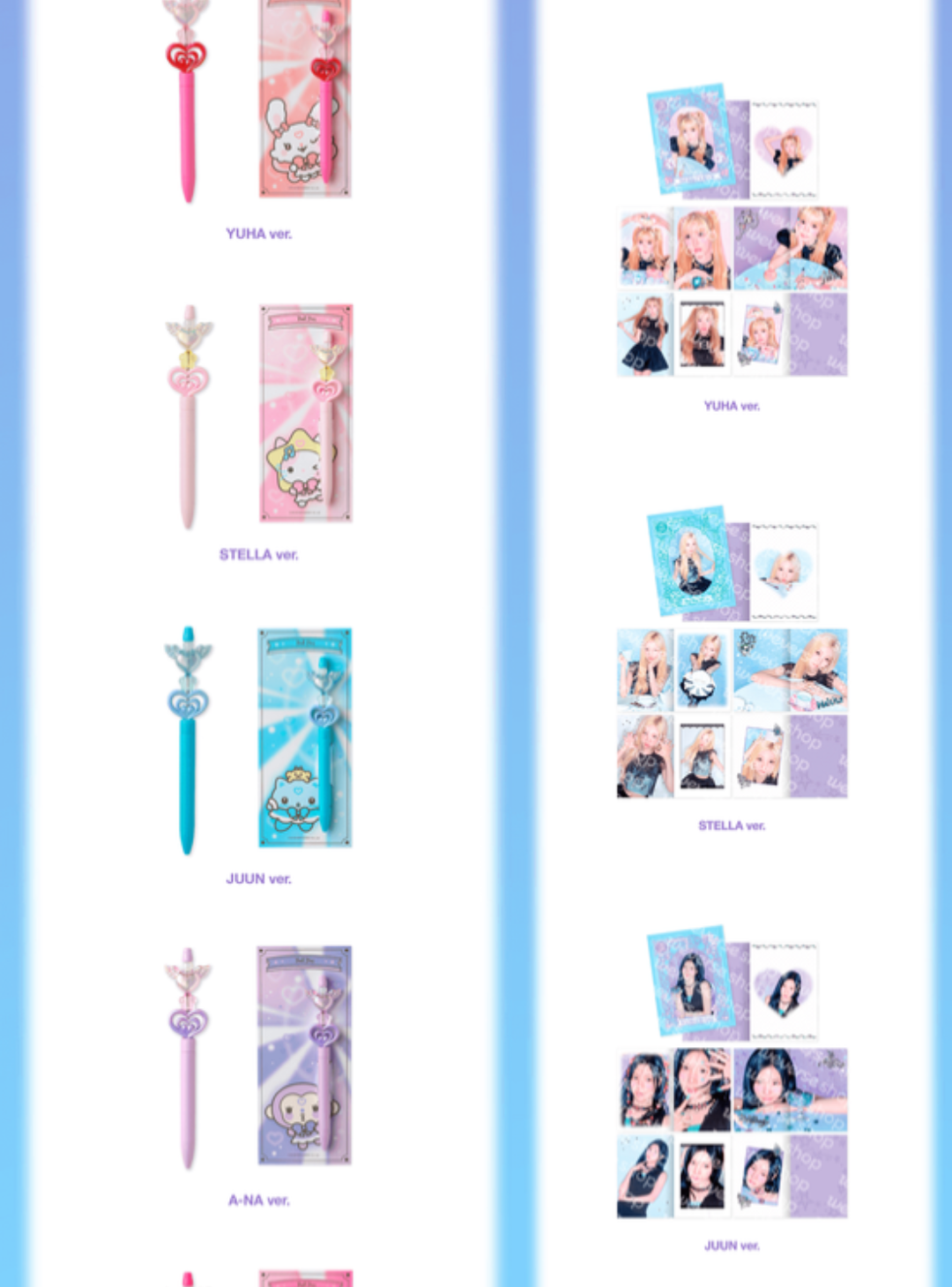 Hearts2Hearts [ICONIC HEART] MD Magic Beads Ball Pen, Photo Set ...