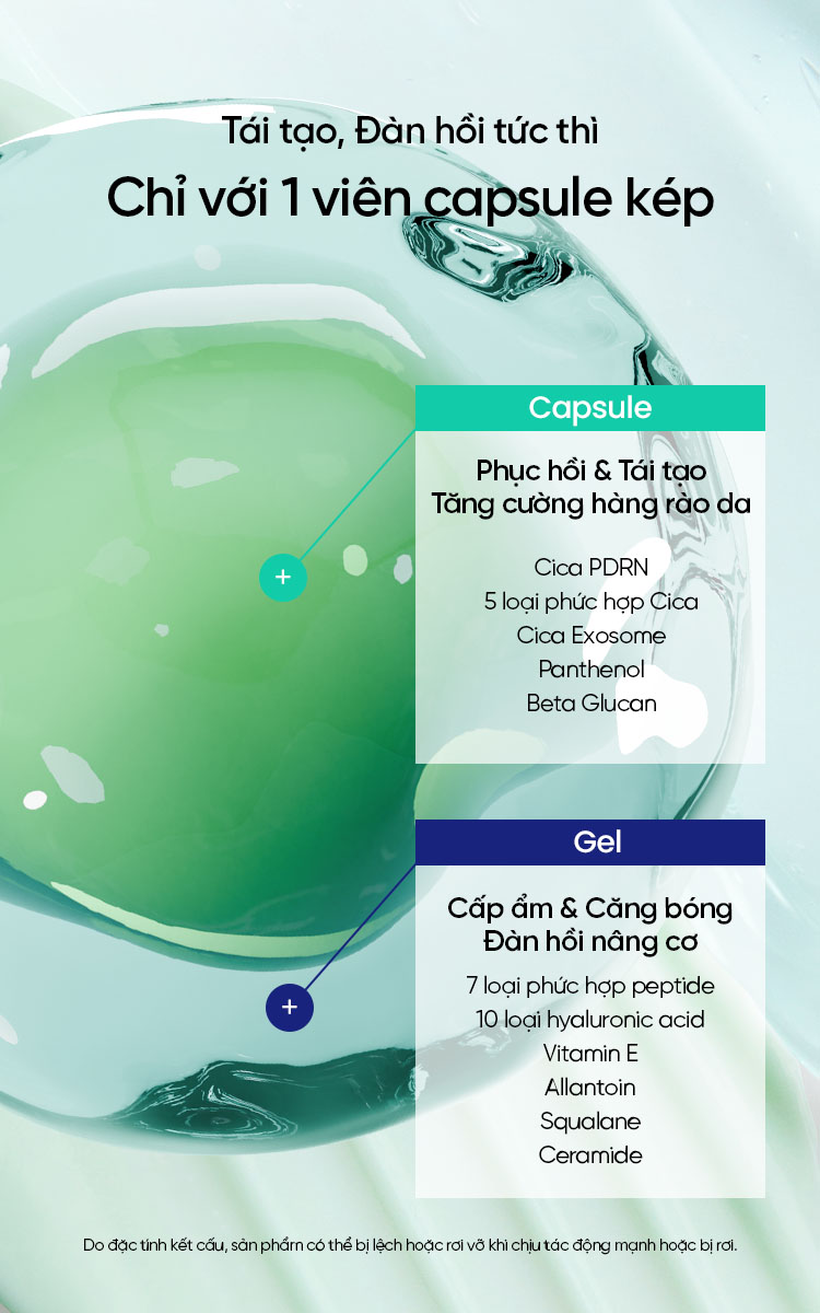 [Beplain X Lucie] [Combo độc quyền] Kem dưỡng BEPLAIN PDRN Rau Má đàn hồi & trẻ hóa làn da, cấp ẩm & căng bóng Cica PDRN 50ml & Serum 30ml