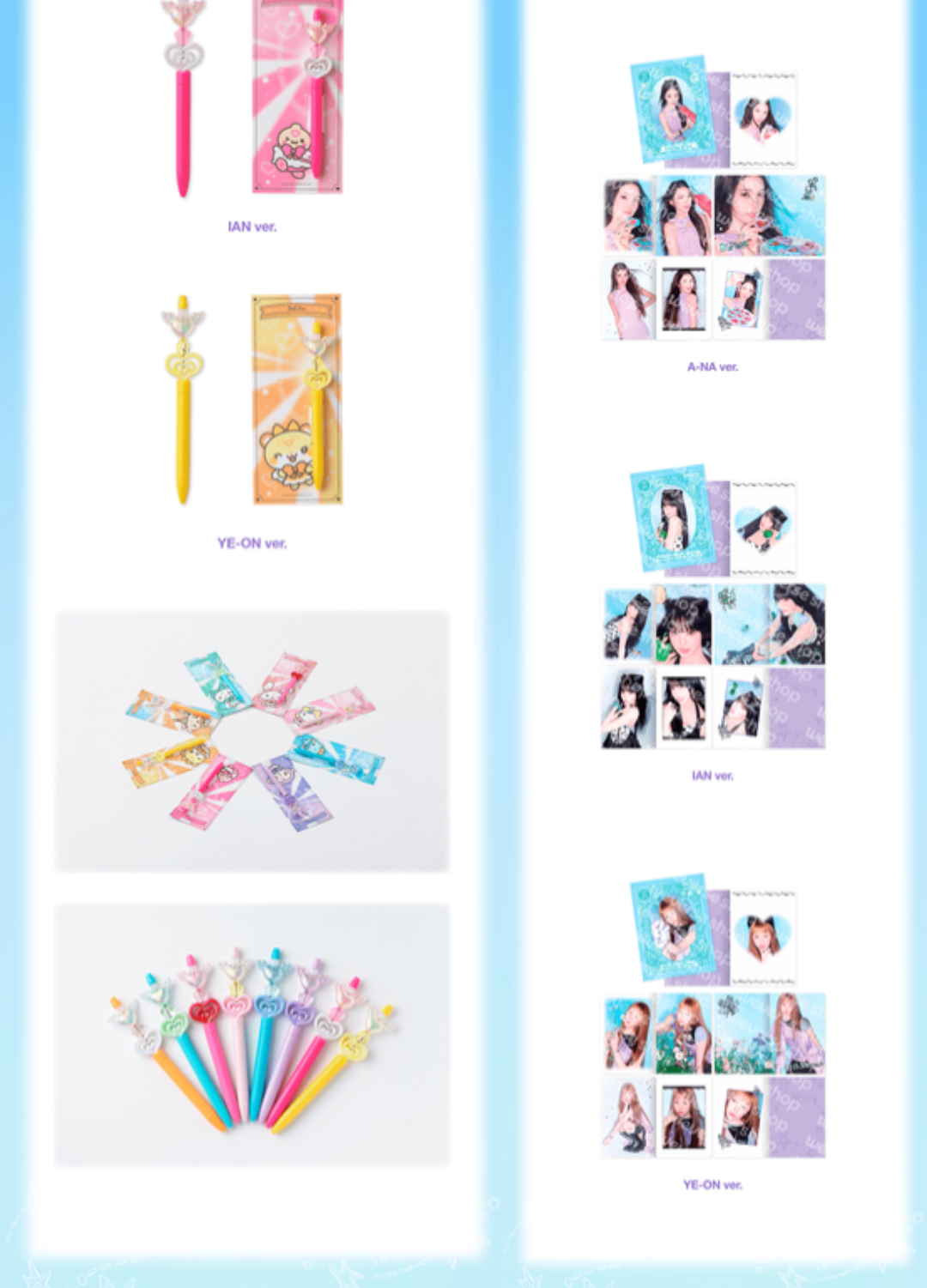 Hearts2Hearts [ICONIC HEART] MD Magic Beads Ball Pen, Photo Set ...