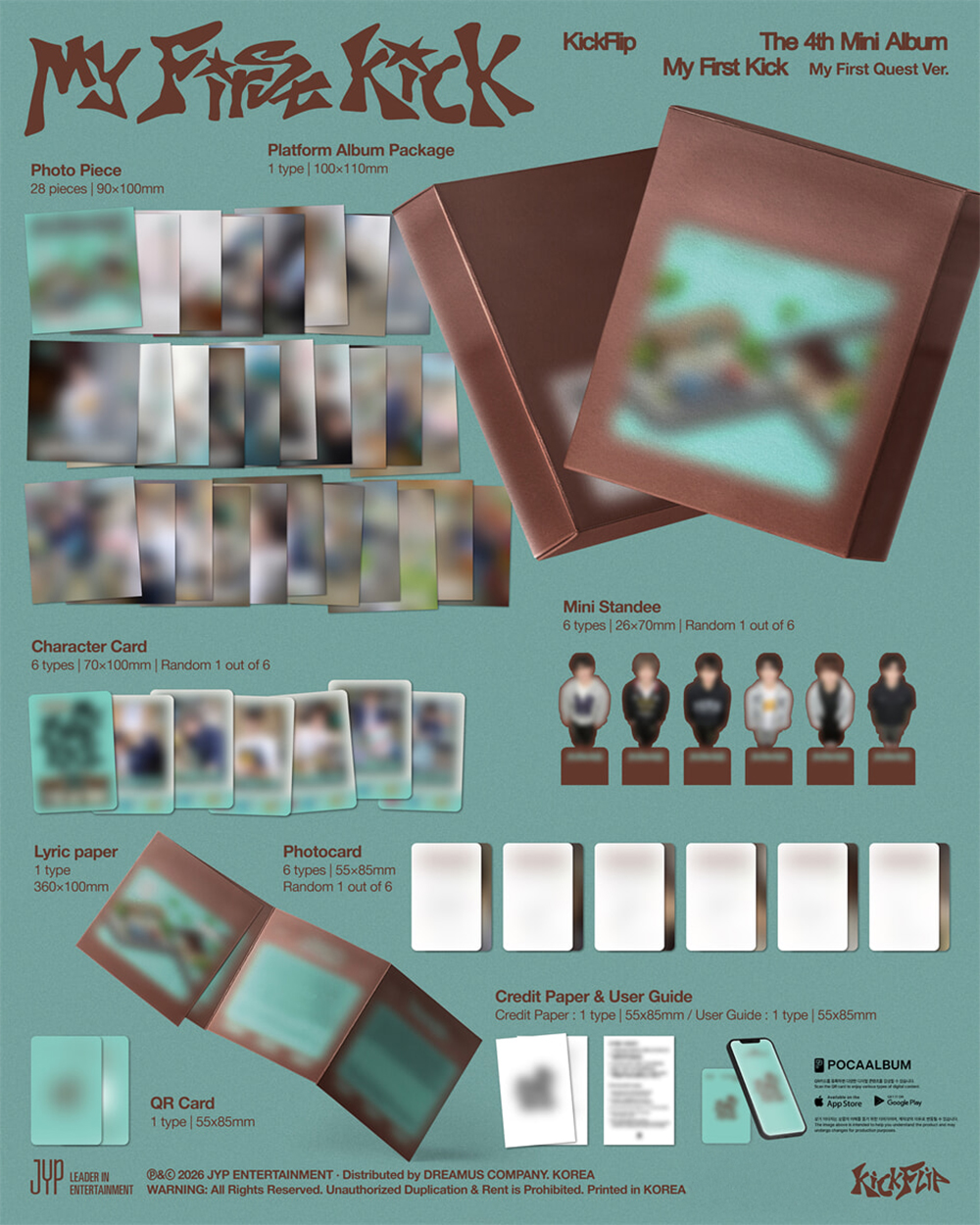 KickFlip - 4th Mini Album [ My First Kick ]_My First Quest ver ...