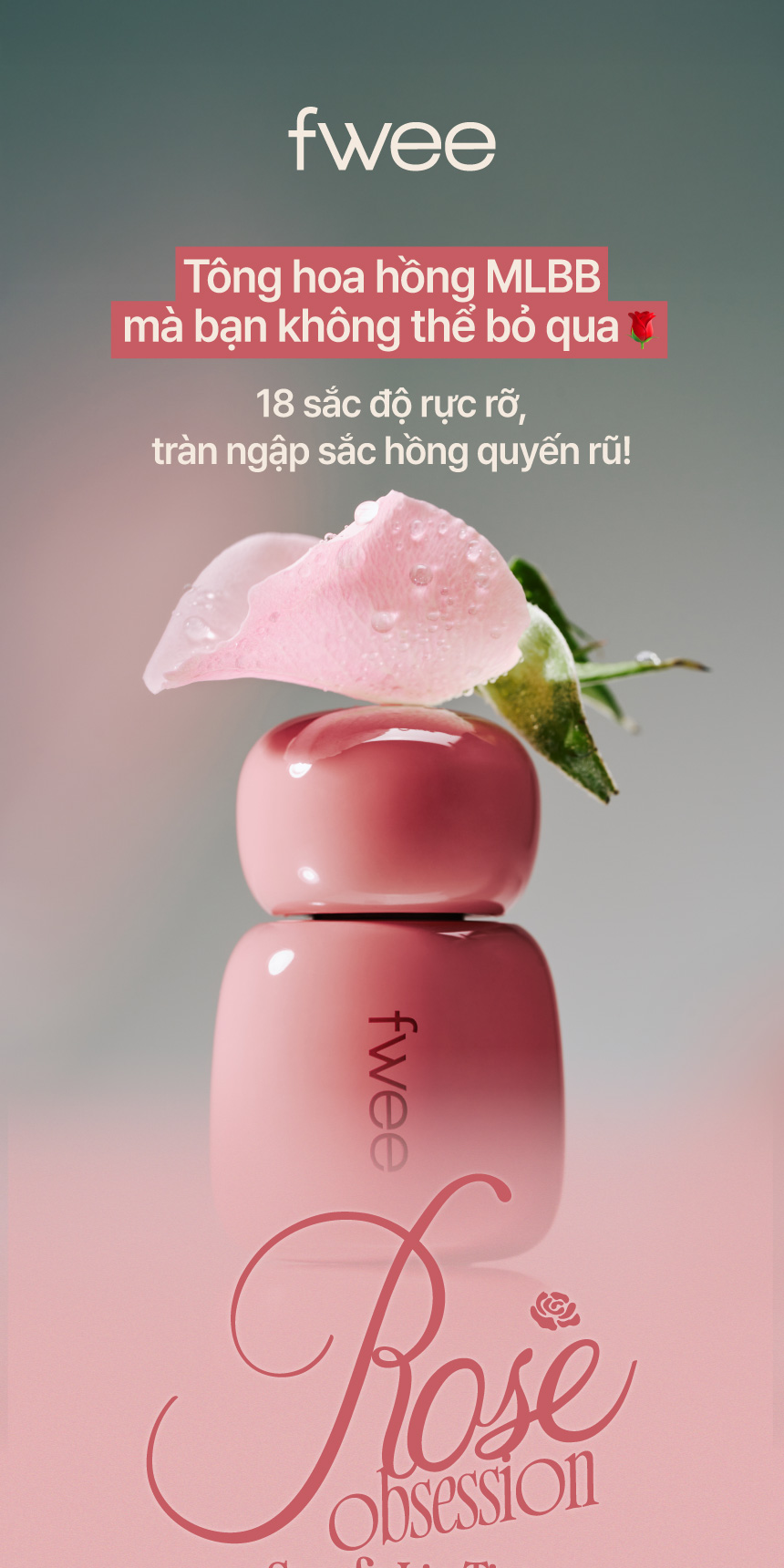 [fwee] [SET] Rose Obsession Stay-fit Lip Tint 2ea | Shopee Việt Nam