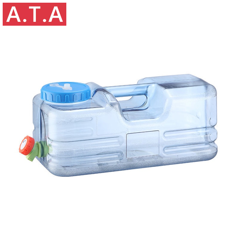 A.T.A Thùng Đựng Nước Uống Hình Vuông Có Vòi Rót Tiện Lợi Cho Xe Hơi Du Lịch Ngoài Trời