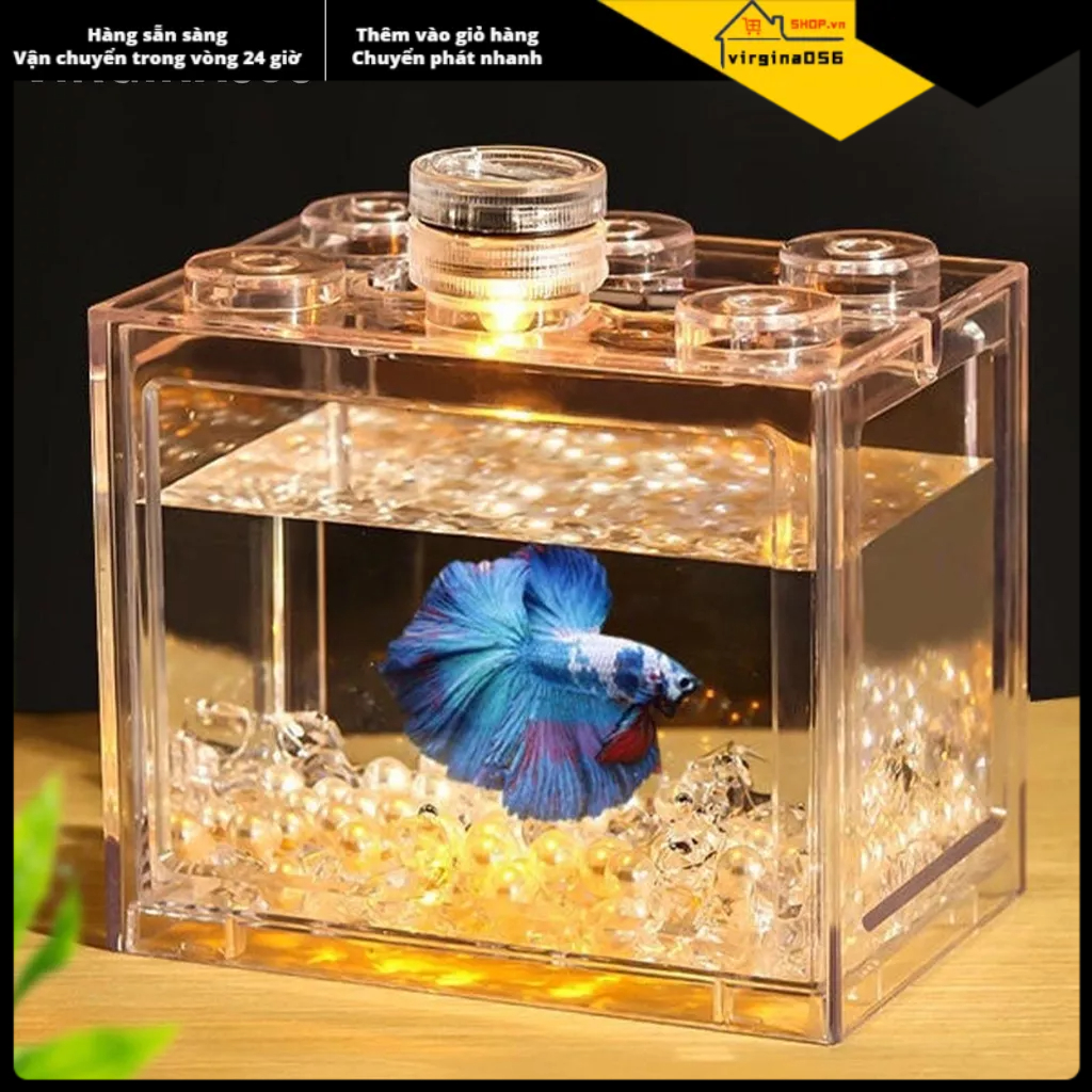 Có thể bán buôn Bể Cá Mini Bằng Acrylic Trong Suốt Chống Cháy Nổ Tiện ...