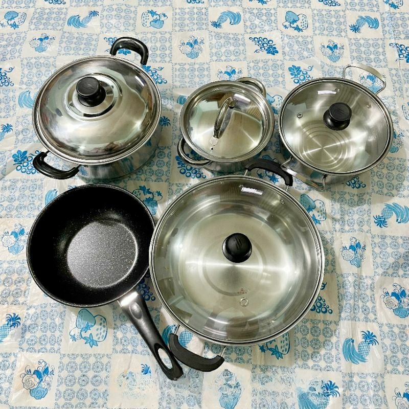 Nồi Inox và Chảo Chống Dính dùng Bếp Từ, Bếp Hồng Ngoại Nhiều Size Giá Đẹp Dùng Cho Mọi Bếp