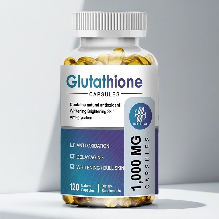 imatchme glutathione Viên nang iMATCHME, Làm sáng da, Chống lão hóa, Chống oxy hóa, Làm trắng da tapered ends