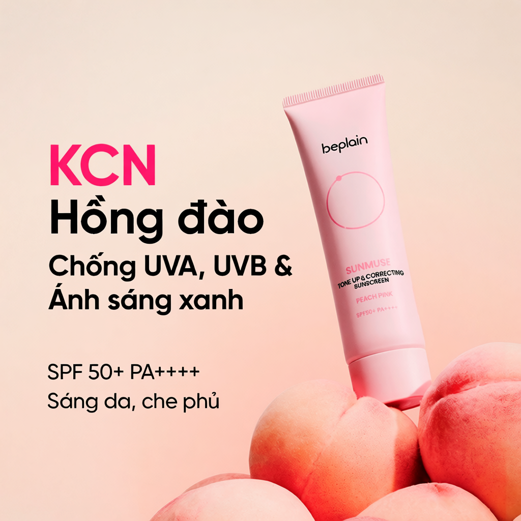 [KOL x BEPLAIN] Kem chống nắng BEPLAIN Sunmuse lai Vật Lý & Hoá Học ...