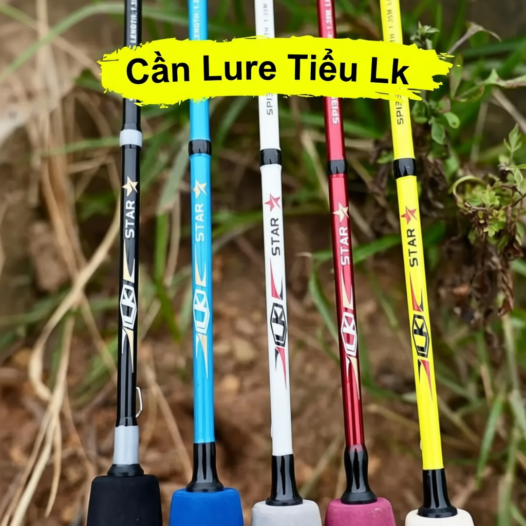 [RA MẮT - MỞ BÁN] CẦN CÂU LURE ĐỨNG 1 KHÚC TIỂU LK, CẦN CÂU CHUYÊN LURE TIỂU LK