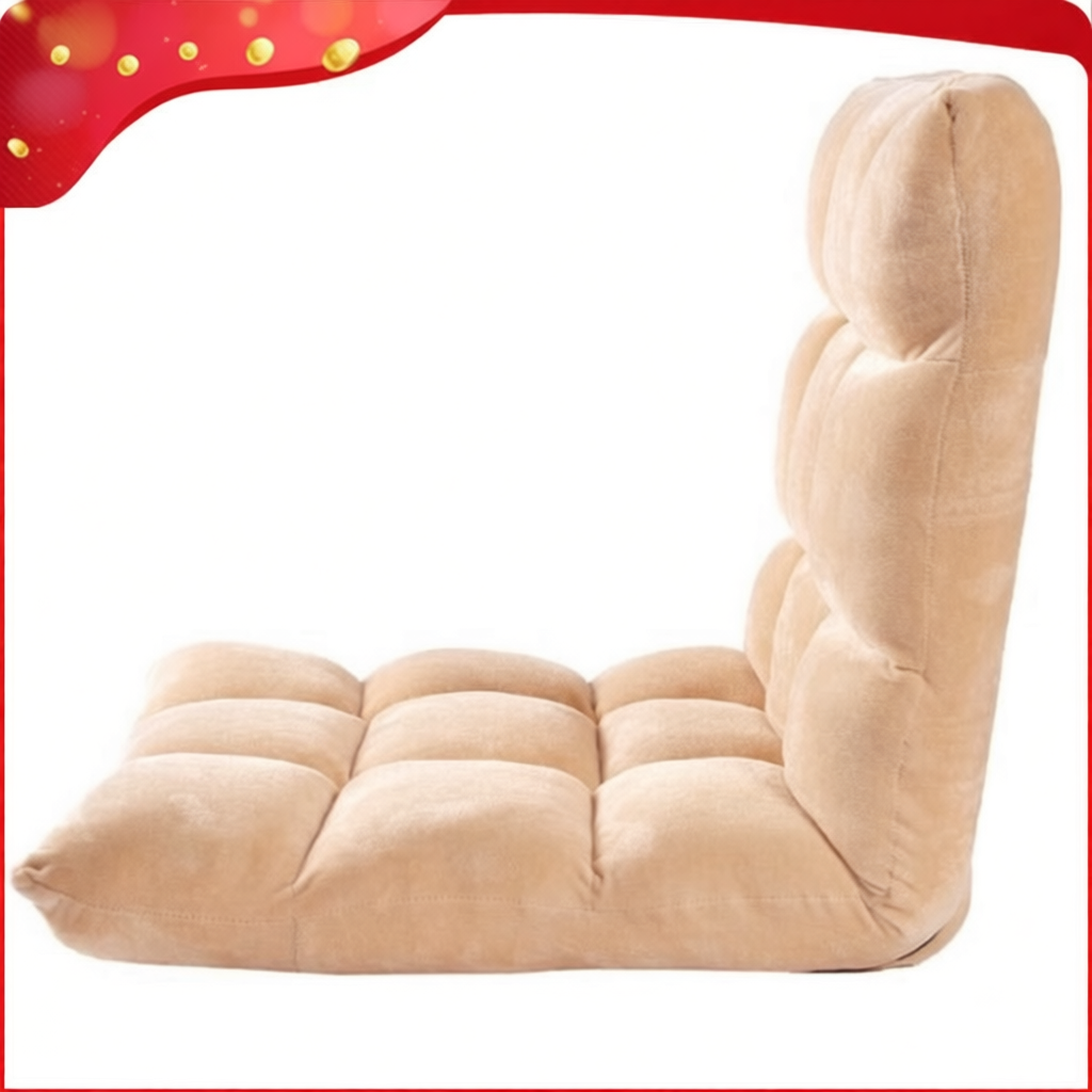 Ghế bệt tựa lưng tatami êm ái thoáng khí kích thước 38x73cm bảng màu đa dạng có khớp gập thay đổi độ nghiêng | BigBuy360 - bigbuy360.vn