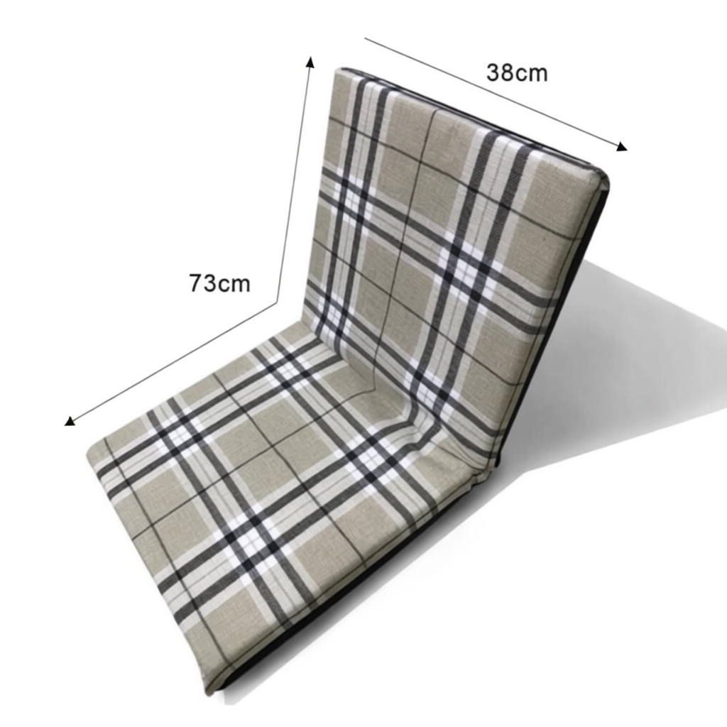 Ghế bệt tựa lưng tatami êm ái thoáng khí kích thước 38x73cm bảng màu đa dạng có khớp gập thay đổi độ nghiêng | BigBuy360 - bigbuy360.vn