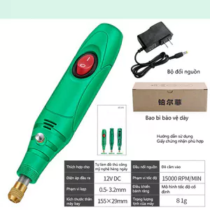 Máy khoan điện mini đa năng mài cắt đánh bóng thân ABS - Không Phụ Kiện