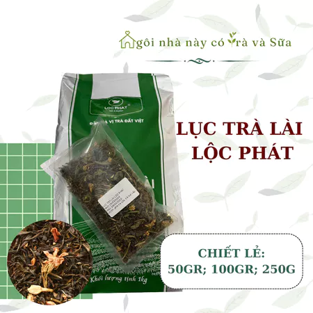 Trà Lài Lộc Phát 100% Đọt Trà Tươi Nguyên Chất - Phù Hợp Pha Chế Trà Sữa, Trà Trái Cây, 50g, 100g, 250g