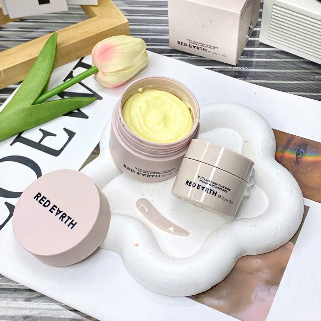 Red Earth Kem Lót Dưỡng Ẩm Sâu Làm Mịn Da 50g/15g Chứa Niacinamide Vitamin E Che Lỗ Chân Lông | BigBuy360 - bigbuy360.vn