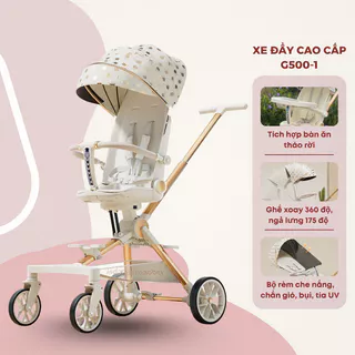 Xe đẩy cao cấp G500-1 dành cho bé từ sơ sinh, gấp gọn, đảo chiều, 3 tư thế, tặng khay bàn ăn, có lò xo giảm xóc
1.195.000
₫
-20%
#ShopThinhHanh
4.9
Đã bán 20k+
Vĩnh Phúc
