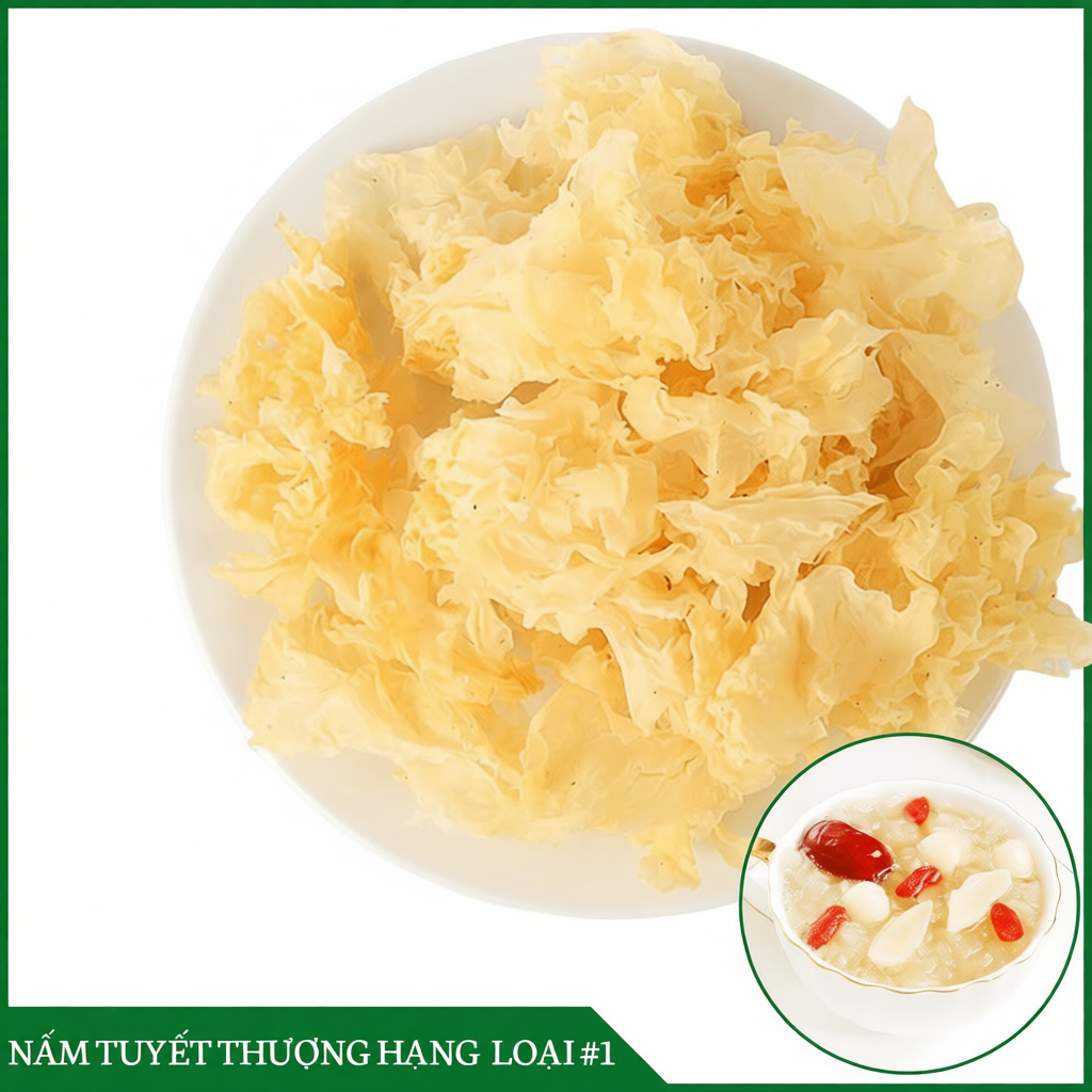 HÀNG LOẠI 1] Nấm Tuyết Khô Tự Nhiên Ngân Nhĩ Loại Cao Cấp Sạch Ngon Dùng Nấu Chè Bồi Bổ Cơ Thể | Shopee Việt Nam