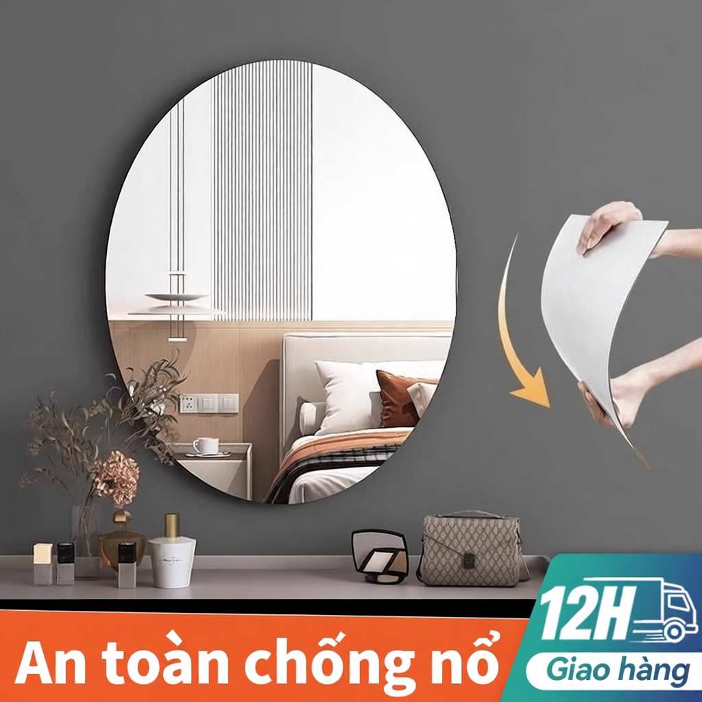 Gương dán tường acrylic ICON siêu mỏng - Chống vỡ, không cần khoan ...