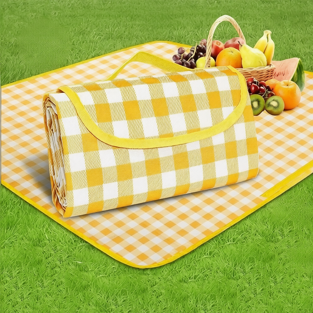 Thảm Picnic Dã Ngoại Gấp Gọn Chống Thấm, Phù Hợp Du Lịch Cắm Trại Chụp Ảnh