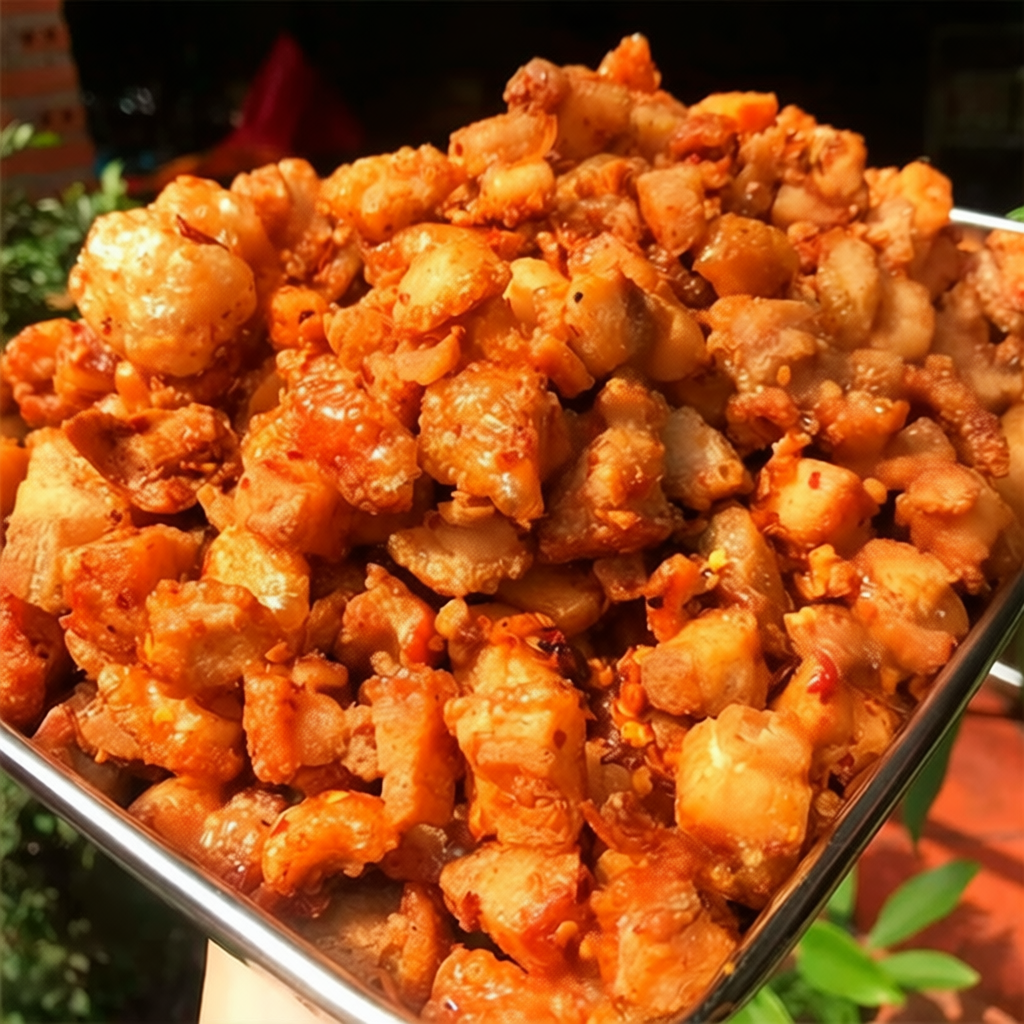 Da Heo, Tóp Mỡ Chiên Giòn, Ba Rọi Cháy Tỏi Vị Tứ Xuyên - Ăn Vặt Đậm Đà ...
