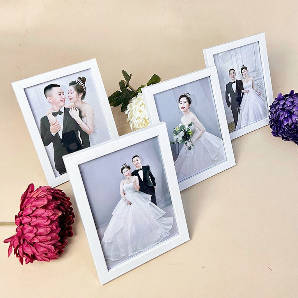 Khung Hình 13x18cm Để Bàn - Tặng Kèm In Ảnh - Khung Ảnh Cưới Treo Tường - Thảo Tranh - M-1318 | BigBuy360 - bigbuy360.vn