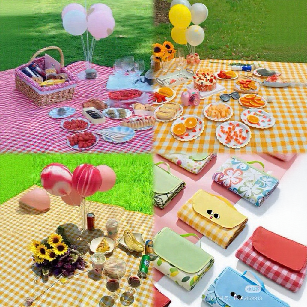 Thảm Picnic Dã Ngoại Gấp Gọn Chống Thấm, Phù Hợp Du Lịch Cắm Trại Chụp Ảnh | BigBuy360 - bigbuy360.vn