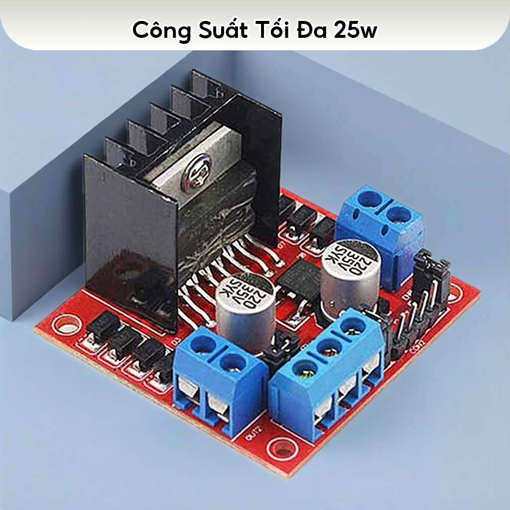 Module L298 L298N Điều Khiển Động Cơ DC Mạch Cầu H | Shopee Việt Nam