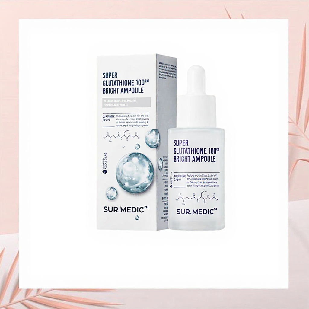 super glutathione 100 bright ampoule SUR.MEDIC 100 Korean Cosmetics Skin  CALD various vitamins and hyaluronic acid to restore skin to fully moisturized radiance Super Glutathione 100 Bright Ampoule,