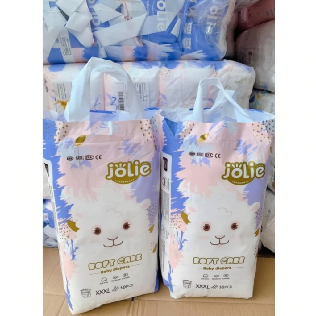 UMIZOKU 50/100 CÁI Quần Tã Thoáng Khí Cho Bé Unisex Cỡ Lớn Vừa Khô Thoáng Khí