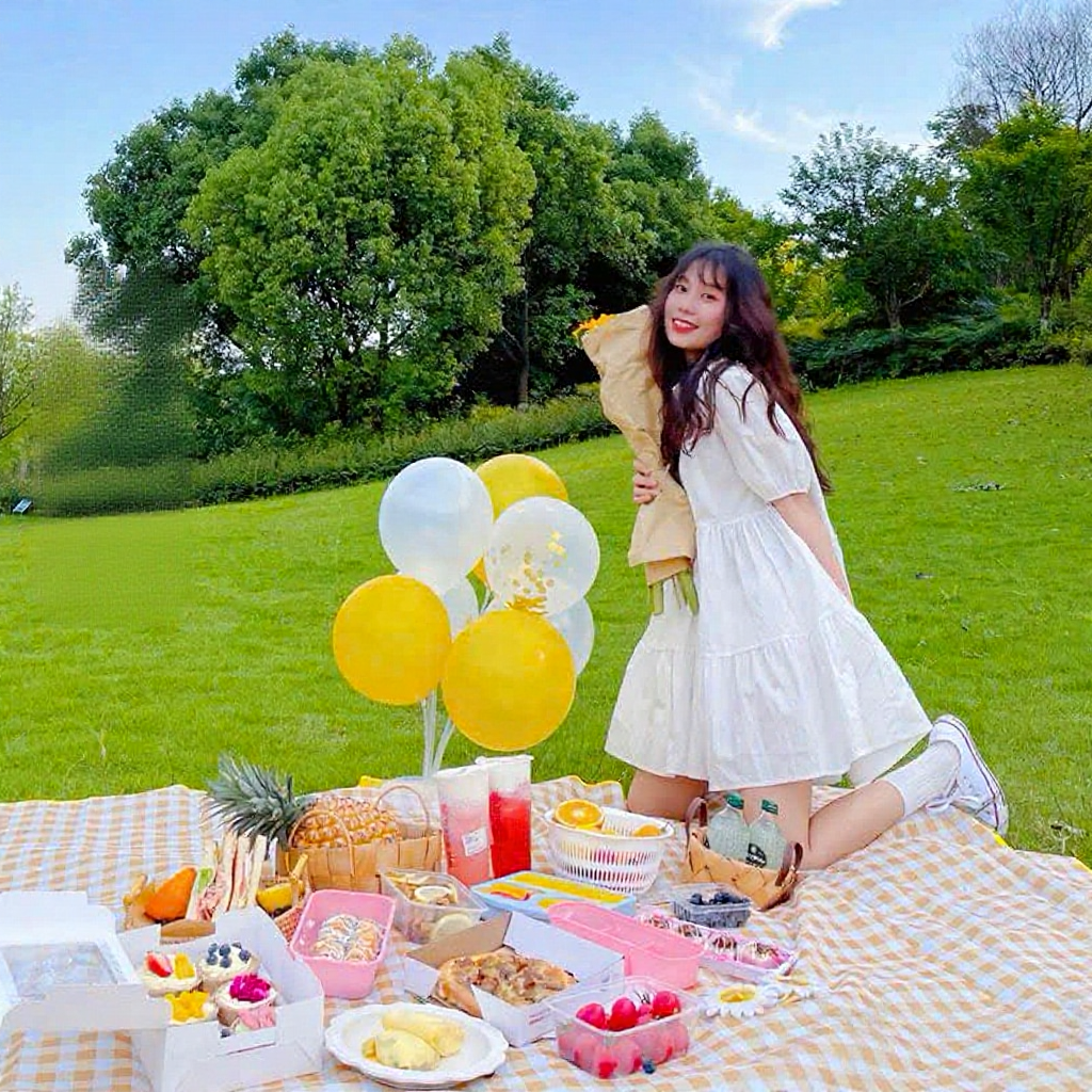 Thảm Picnic Dã Ngoại Gấp Gọn Chống Thấm, Phù Hợp Du Lịch Cắm Trại Chụp Ảnh | BigBuy360 - bigbuy360.vn