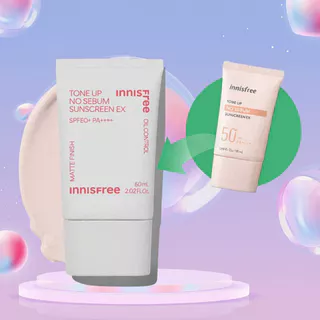 Kem chống nắng nâng tông kiềm dầu innisfree Tone Up No Sebum EX SPF 50+ PA++++ 60 ml - myphamsachi
48.999
₫
-29%
Mua 3 & giảm 2.000₫
4.9
Đã bán 5k+
Hà Nội