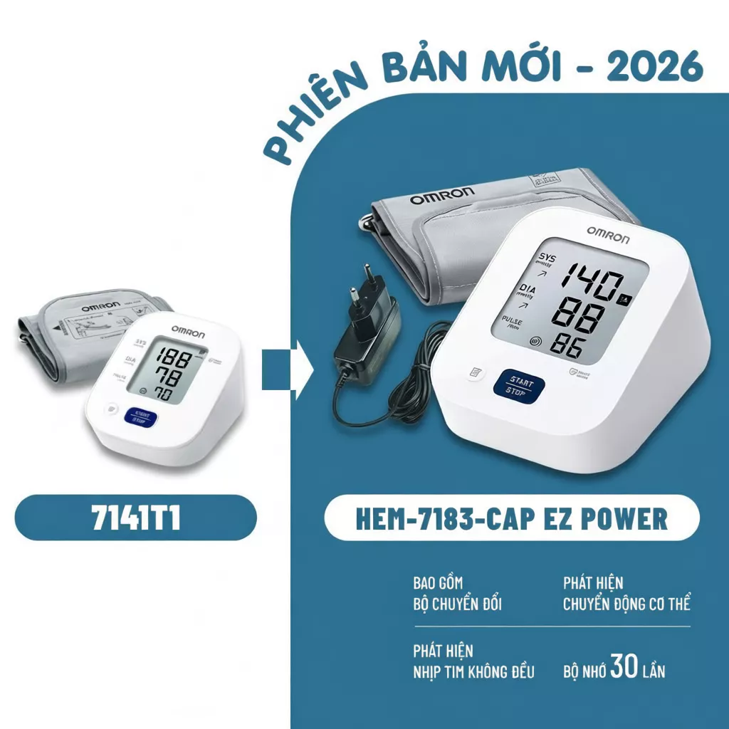 Máy Đo Huyết Áp OMRON EZ Power HEM-7183-CAP