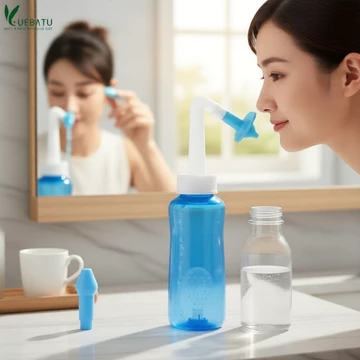 Dụng cụ rửa mũi 300ml - Bình Neti rửa mũi cho người lớn và trẻ em