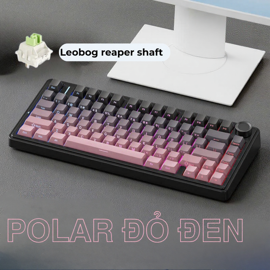 Bàn phím cơ không dây Aula F75 Pro - Kết nối bluetooth, Có núm xoay - Layout 75%, LED RGB - Dùng cho PC, laptop | BigBuy360 - bigbuy360.vn