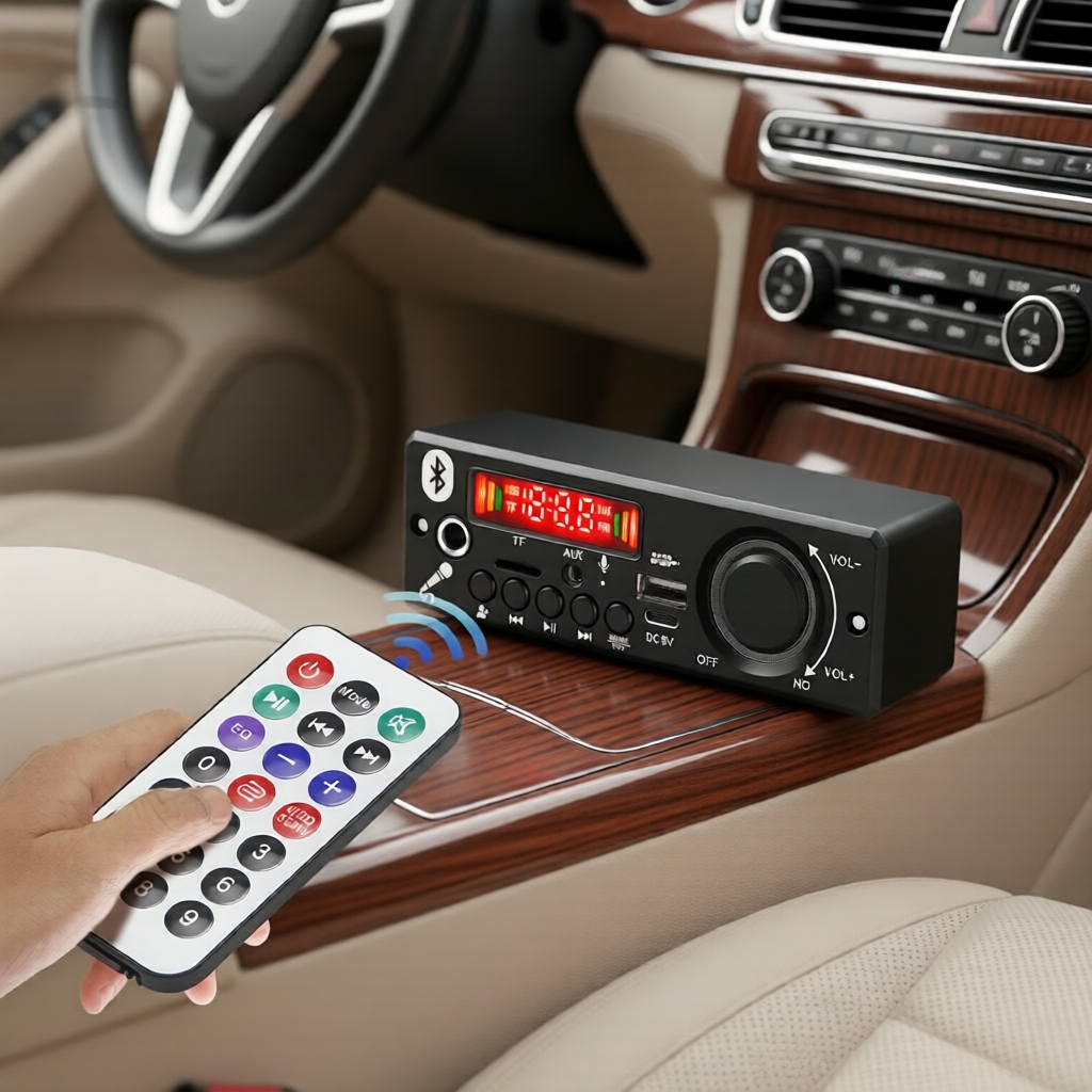 Bộ khuếch đại 6W DC 5V MP3 WMA Bluetooth 5.0 Mô-đun âm thanh USB TF Radio Bộ thu FM không dây Máy nghe nhạc MP3