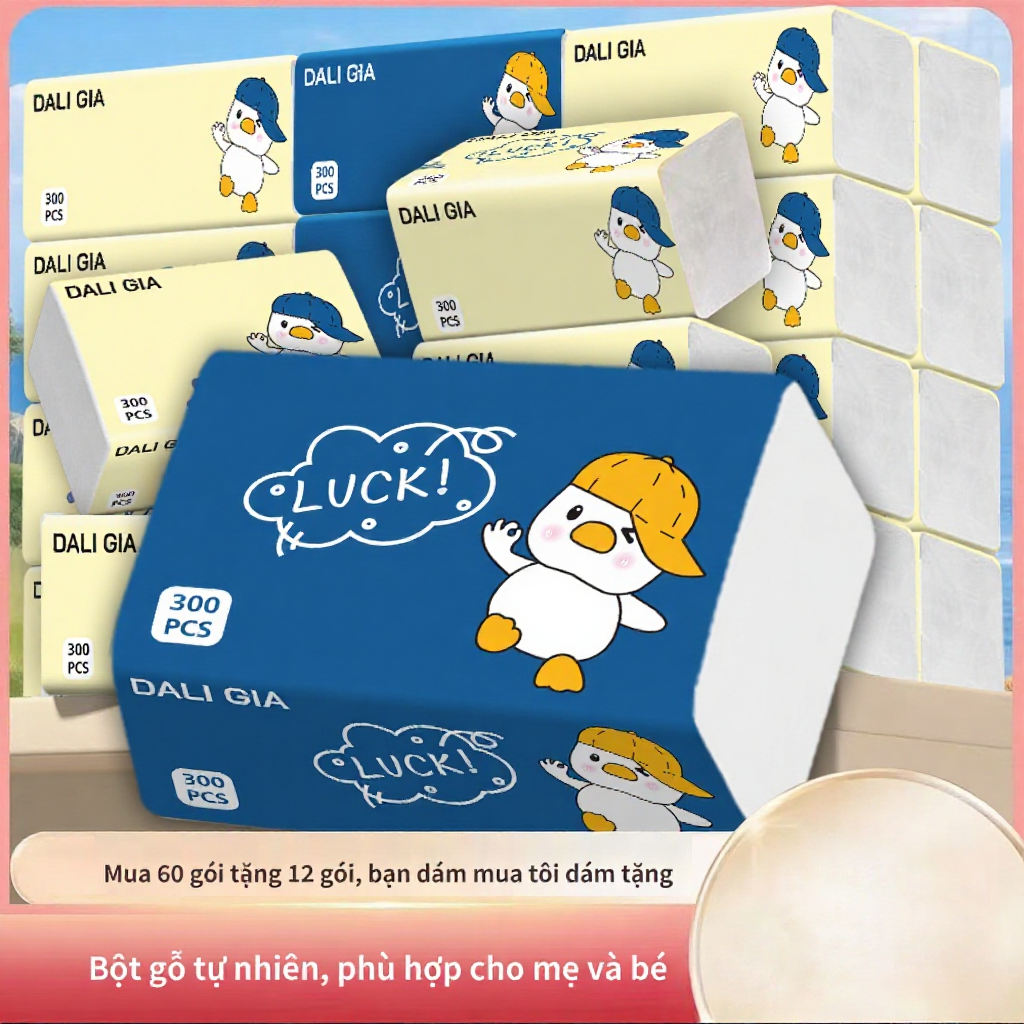 Mua 30 tặng 6 gói, giấy ướt DALI GIA 4 lớp mềm mịn 120x175MM | BigBuy360 - bigbuy360.vn