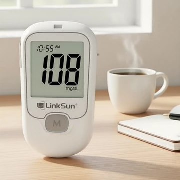 Bộ Que Thử Đường Huyết LinkSun G-425-1, 50 Kim Lấy Máu Miễn Phí & Que Thử, Bộ Theo Dõi Tiểu Đường