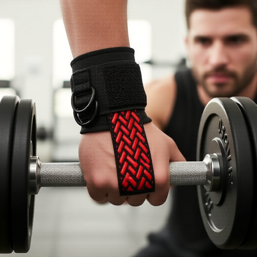Dây quấn cổ tay & dây kéo tạ 2 trong 1 GOUNOD hỗ trợ tập gym