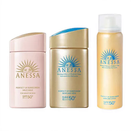 Kem chống nắng Anessa Perfect UV SPF50+ PA++++ 60ml dạng sữa và xịt - BONBONCOSMETIC